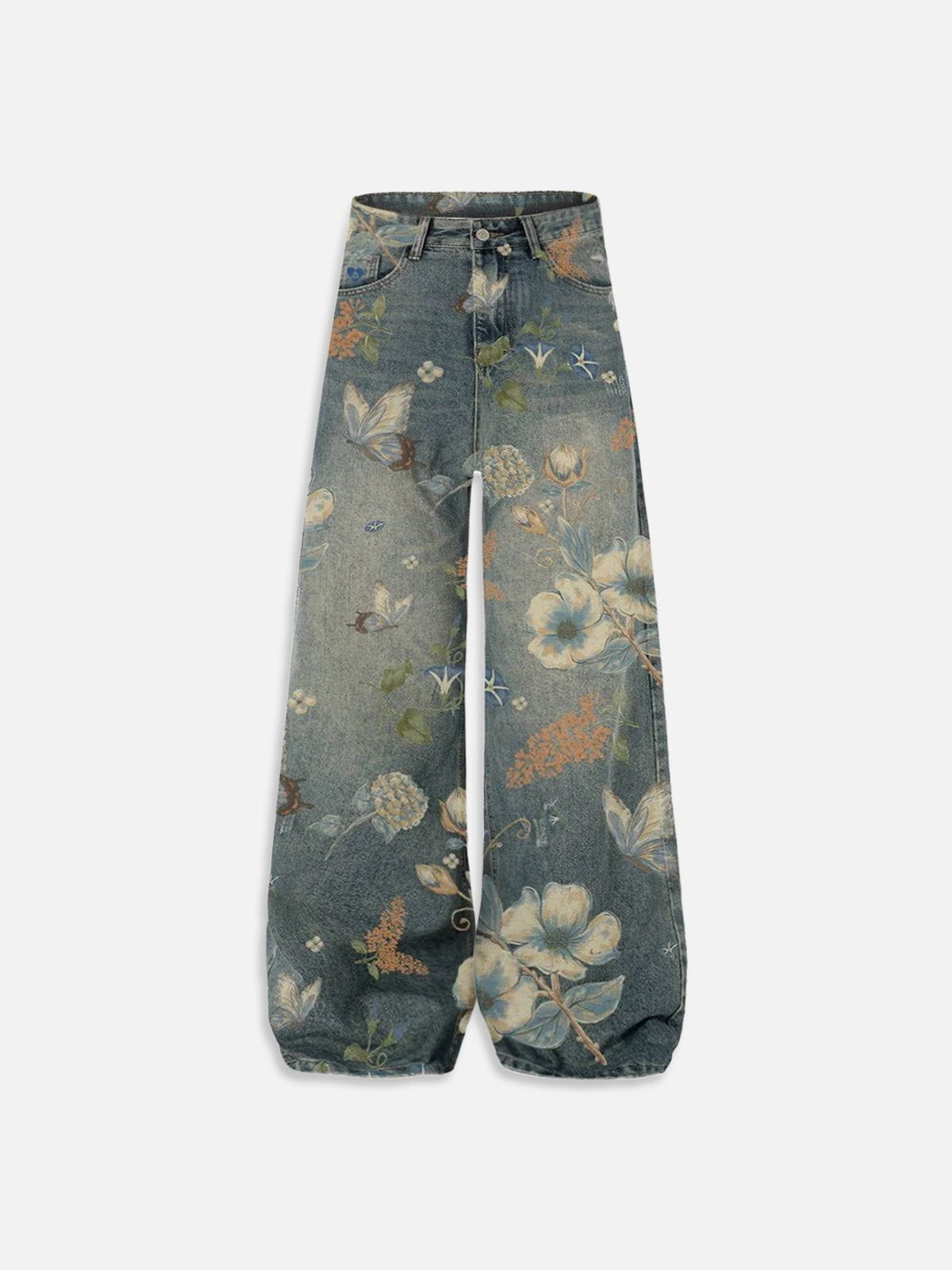 Aelfric Eden Floral Baaggy Jeans