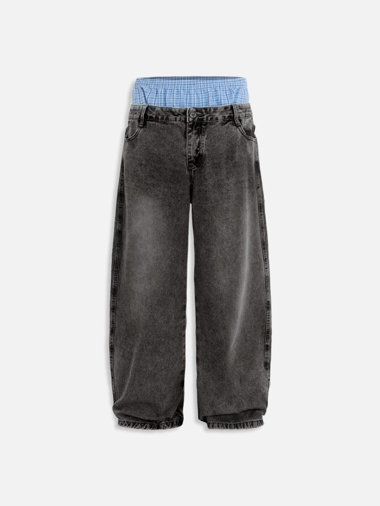 Aelfric Eden Double Waist Baaggy Jeans