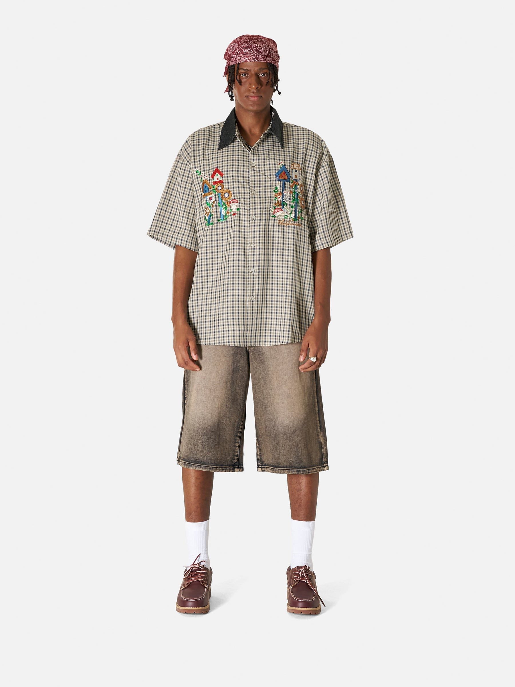 Aelfric Eden Plaid Embroidery Shirt - Image 8