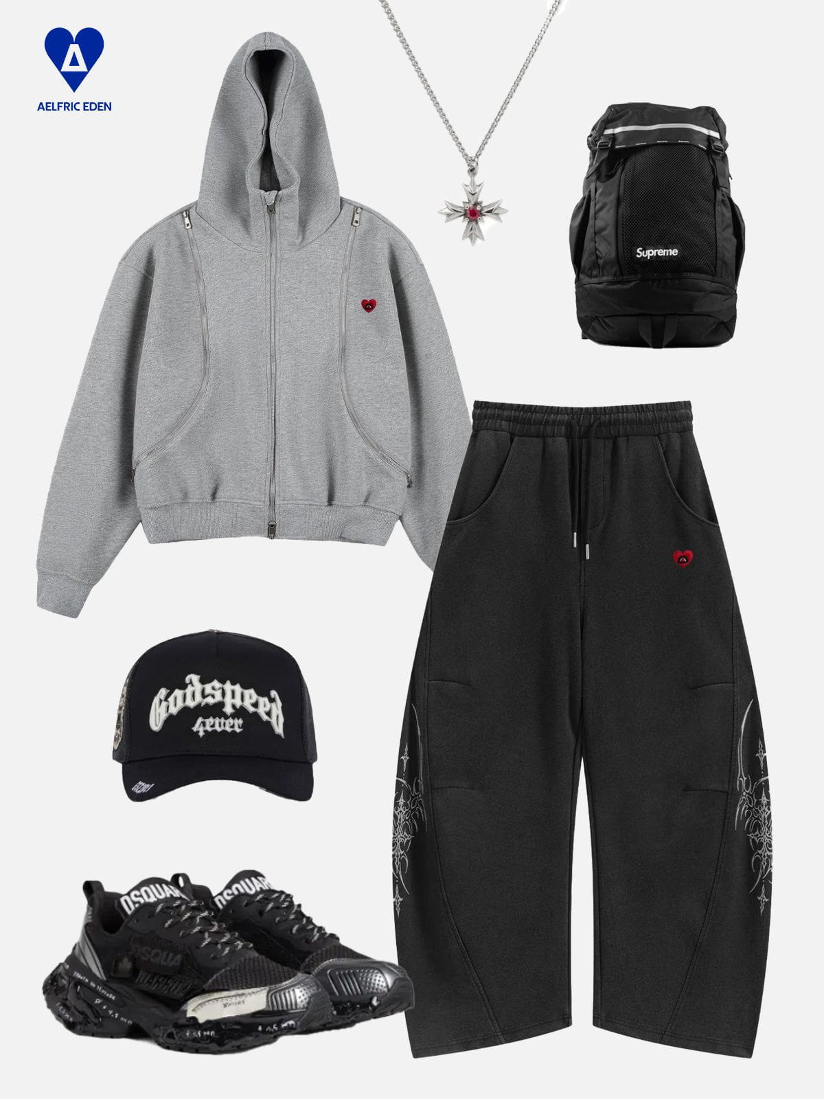 Aelfric Eden Blade Washed Barrel Sweatpants - Image 3