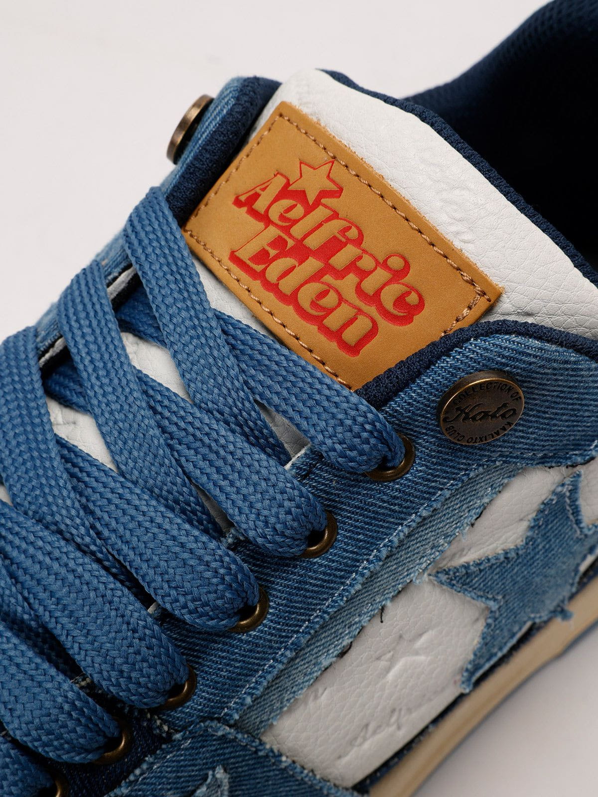 Starry Climb Stars Casual All-Match Denim Skate Shoes - Image 11