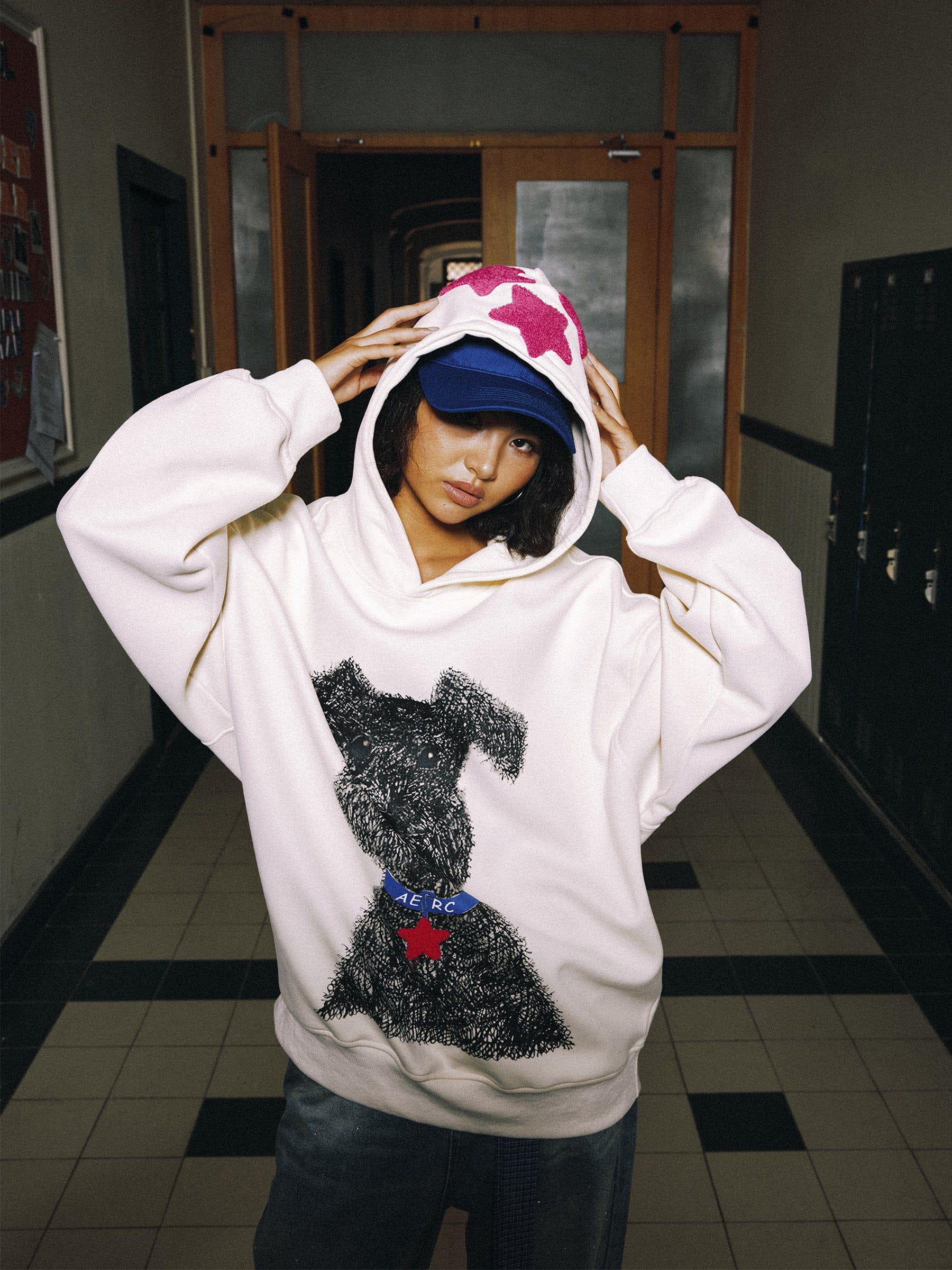 Aelfric Eden Graffiti Dog Eden Star Hoodie - Image 3