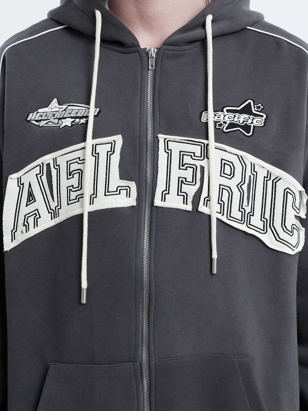 Aelfric Eden Applique Zip Up Hoodie - Image 5