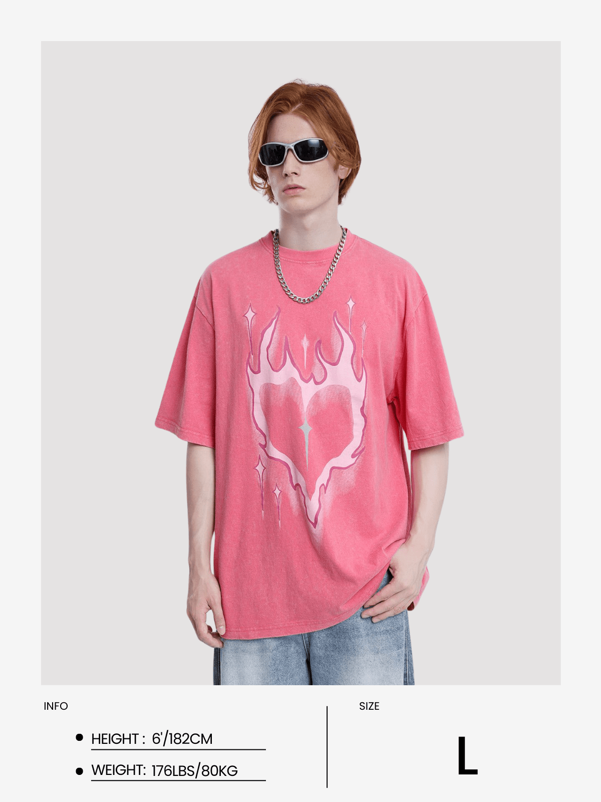 Aelfric Eden Heart Flame Graphic Tee - Image 12