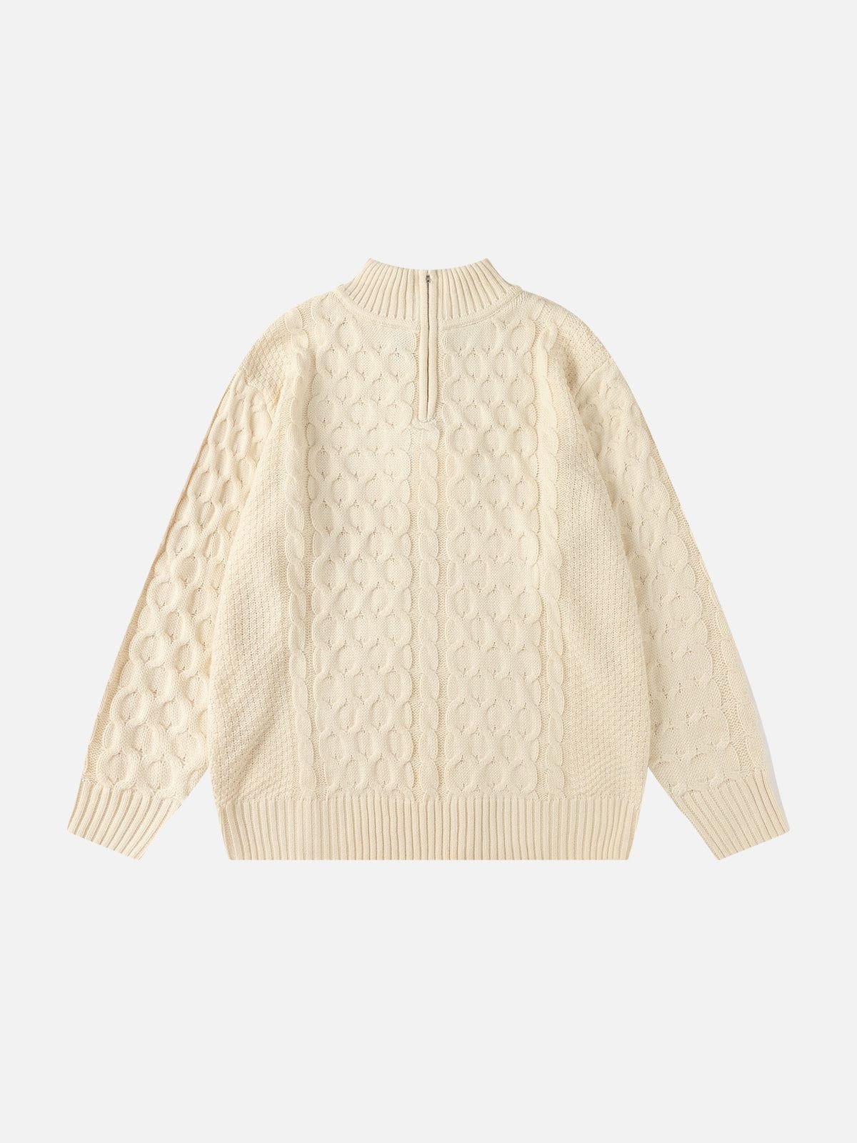 Aelfric Eden Retro 90s Half Zip Knit Sweater