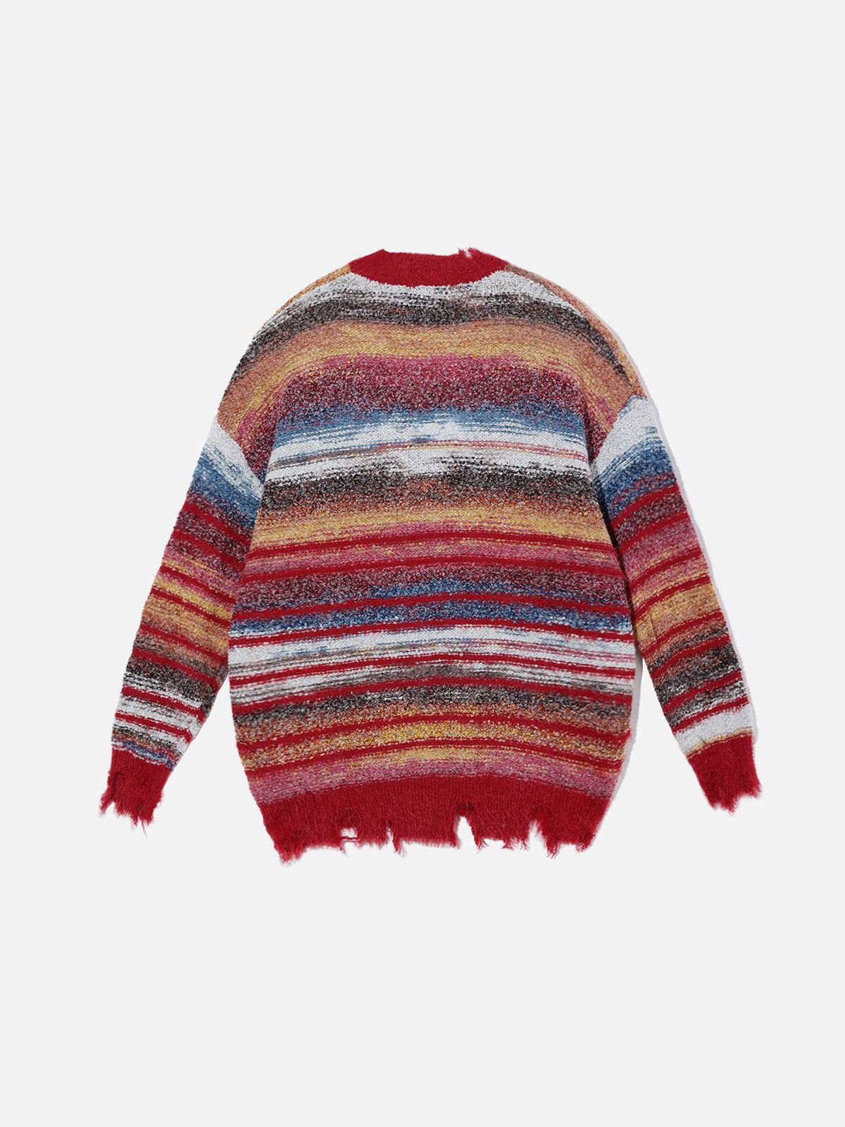 Aelfric Eden Fringe Stripe Cardigan - Image 9