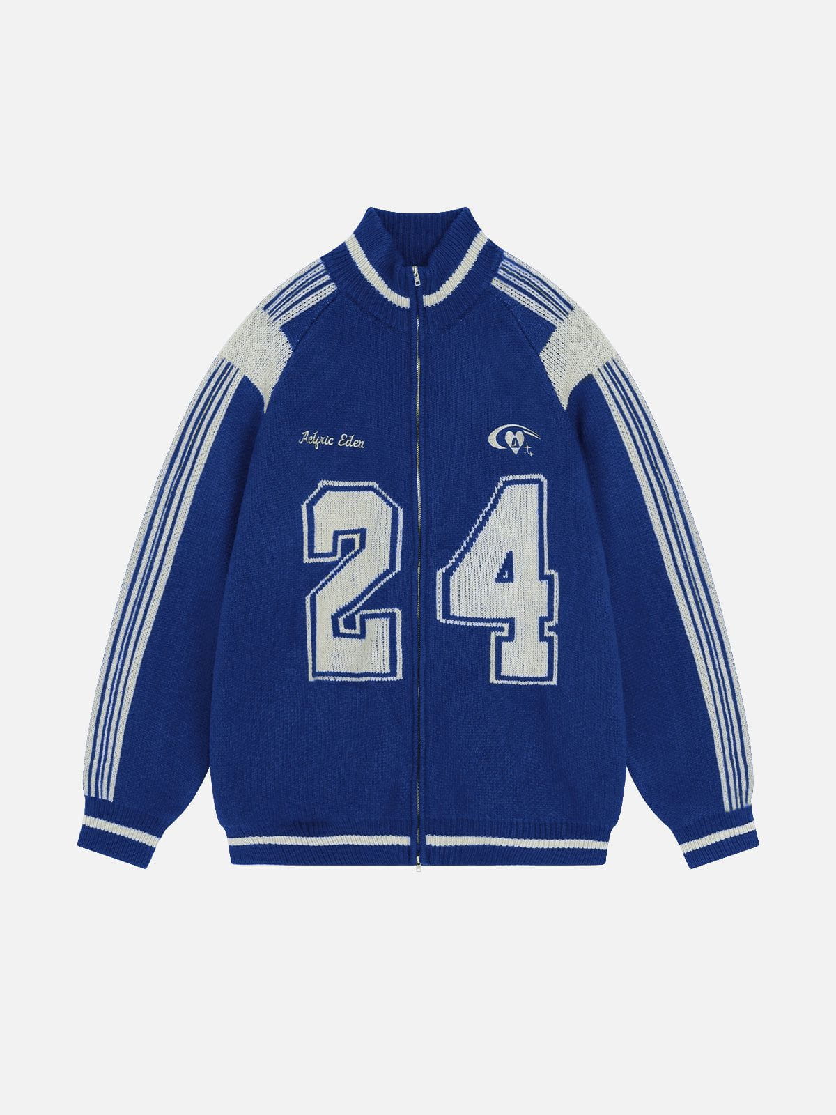 Aelfric Eden 24 Jacquard Zip Up Cardigan@alixnvl - Image 8