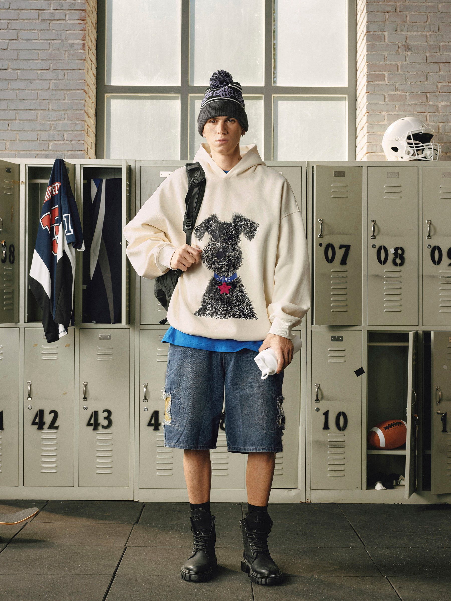 Aelfric Eden Graffiti Dog Eden Star Hoodie - Image 6