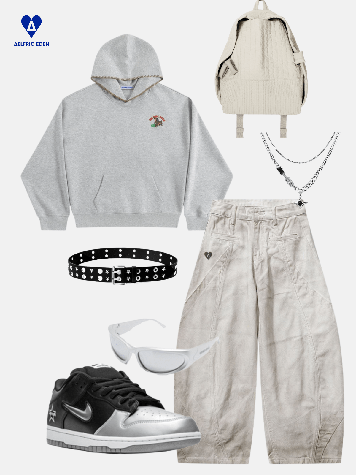 Aelfric Eden Towel Embroidery Dachshund Pullover Hoodie - Image 3