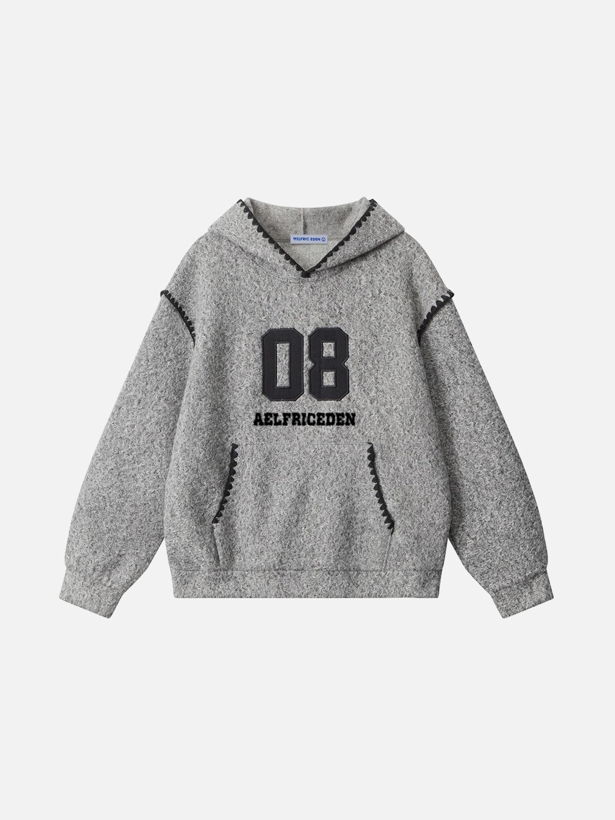 Aelfric Eden 08 Graphic Cropped Pullover Hoodie - Image 3