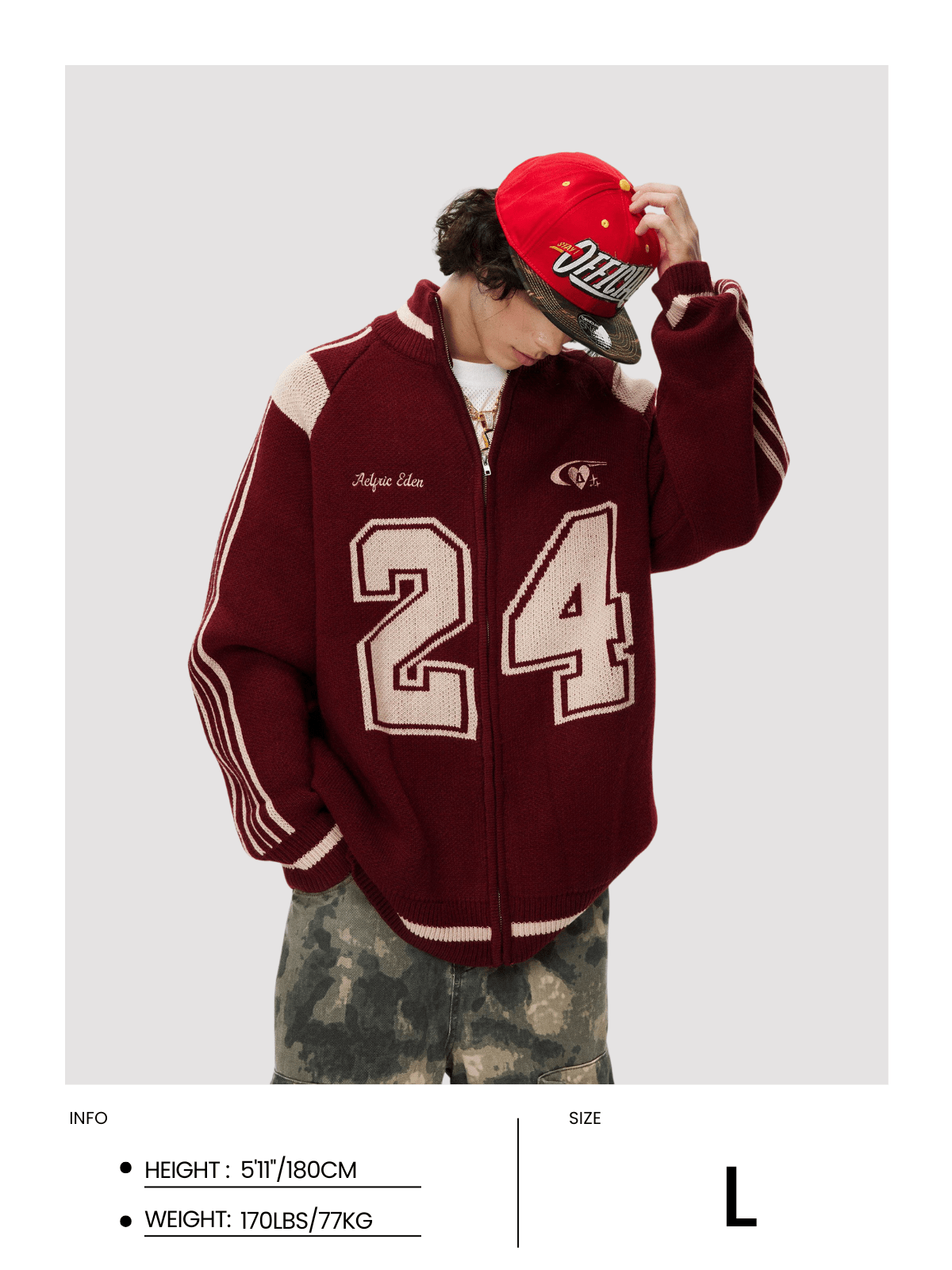 Aelfric Eden 24 Jacquard Zip Up Cardigan@alixnvl - Image 14