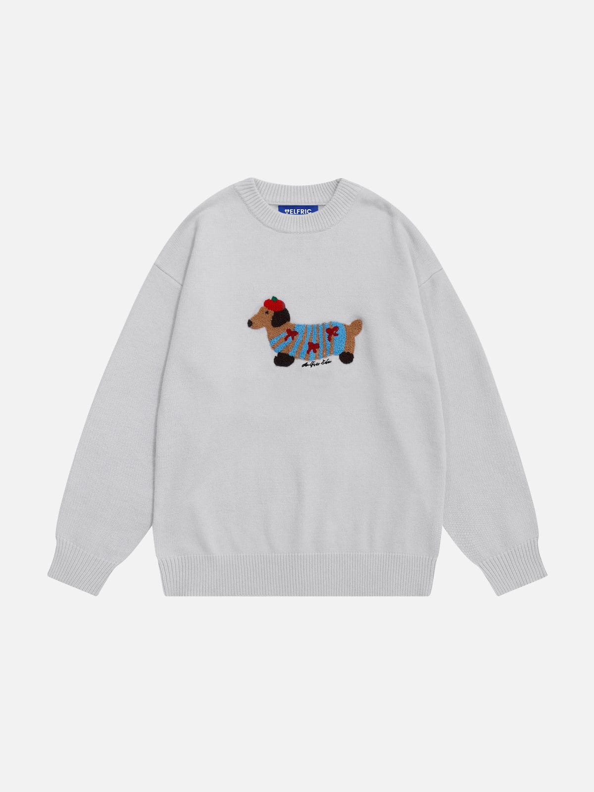 Aelfric Eden Cartoon Dachshund Sweater - Image 5