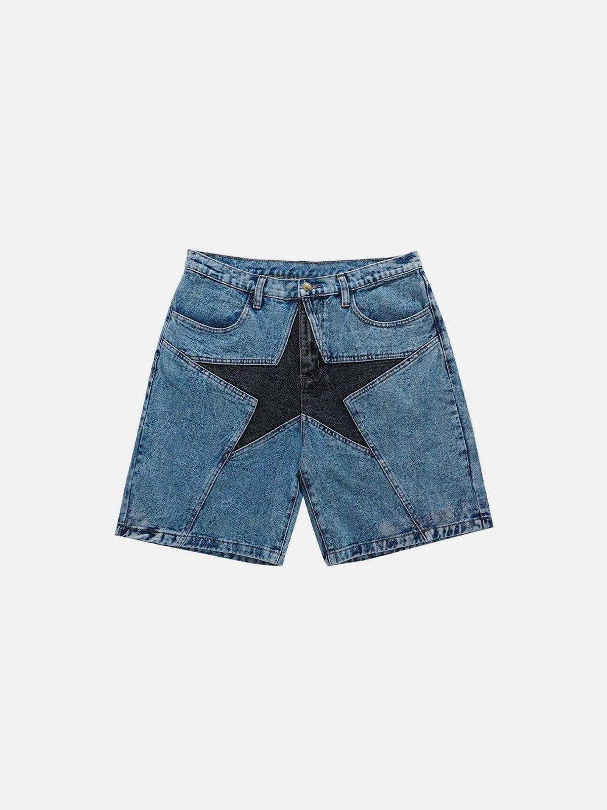 Aelfric Eden Star Patchwork Jorts