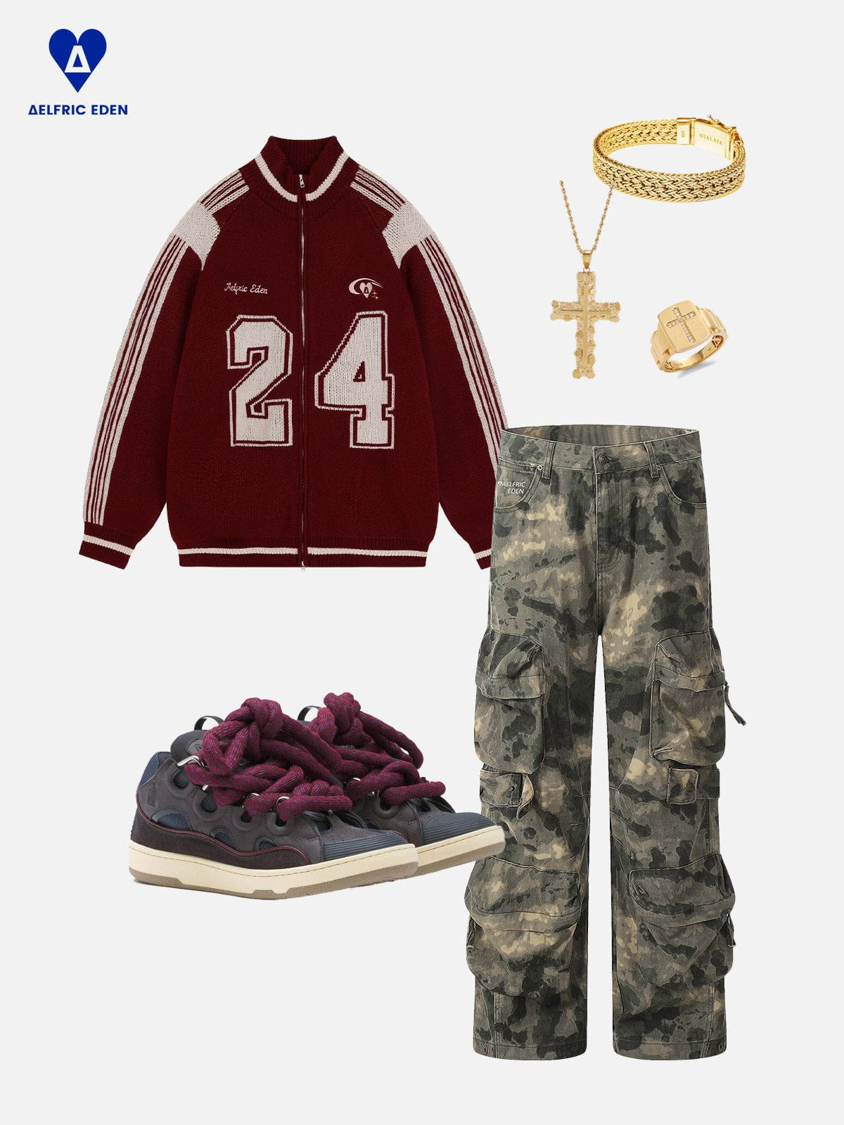 Aelfric Eden Camouflage Baaggy Pants - Image 7