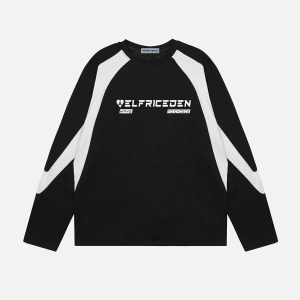 Aelfric Eden Patchwork Racing Sweatshirt