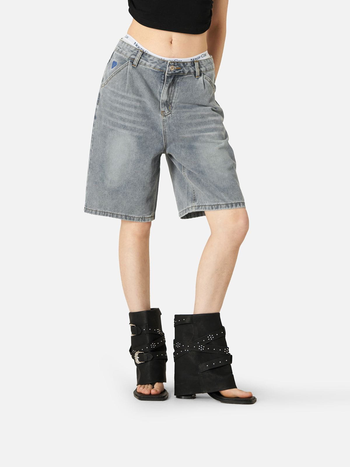 Aelfric Eden Washed Wrinkle Jorts