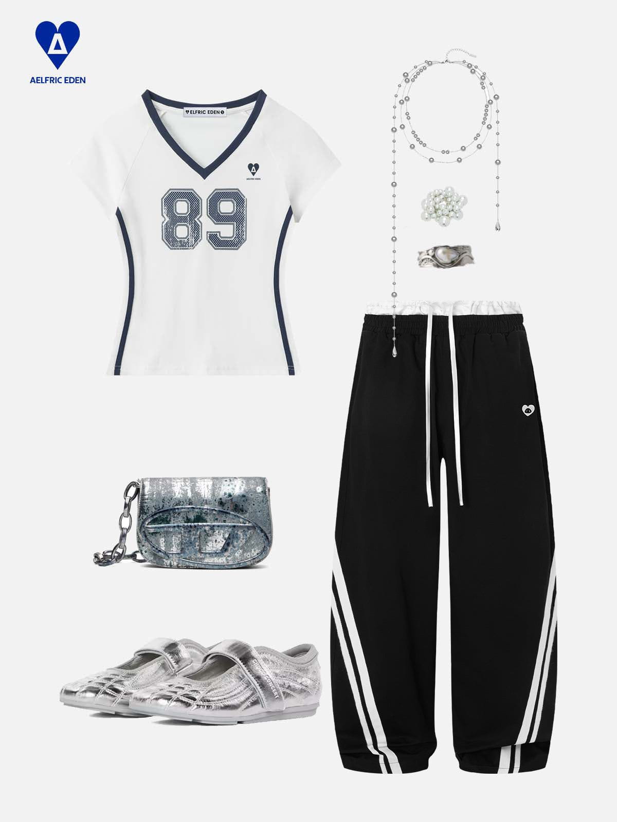 Aelfric Eden Double Waist Baaggy Sweatpants - Image 5