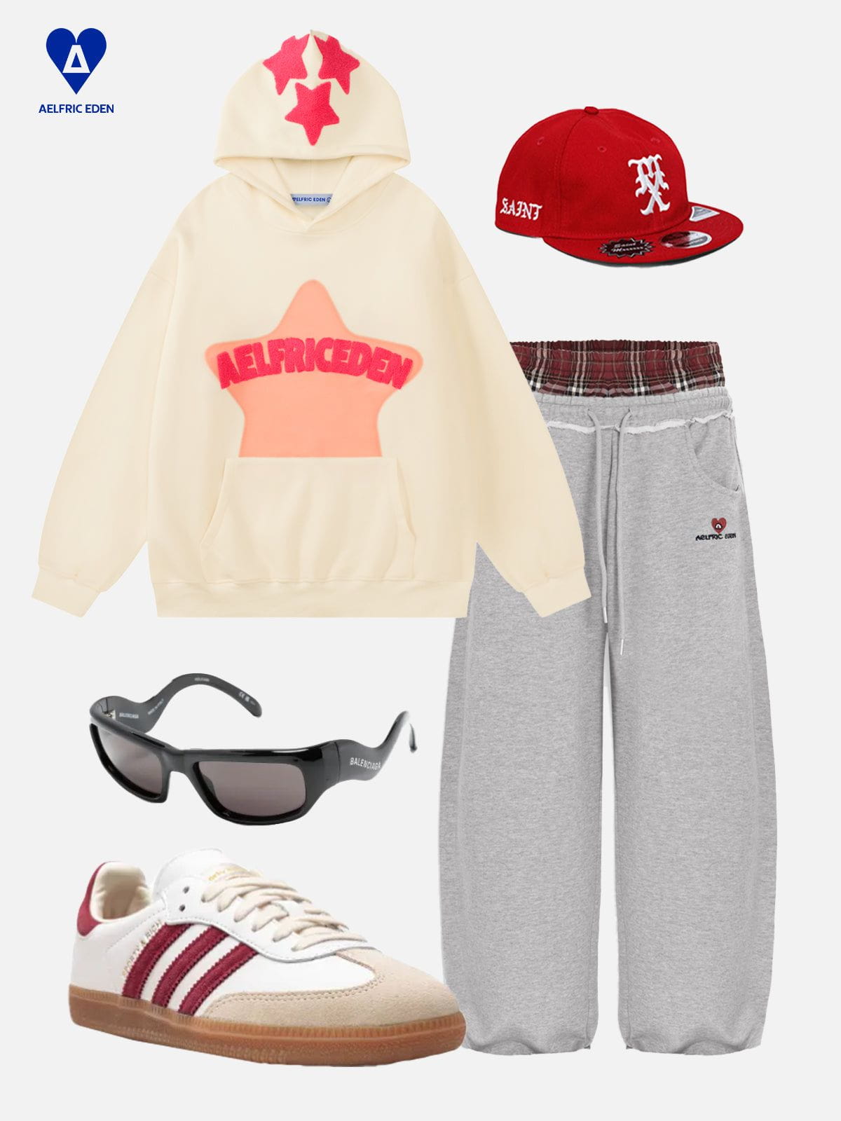 Aelfric Eden Vintage Embroidery Eden Star V303 Hoodie - Image 6