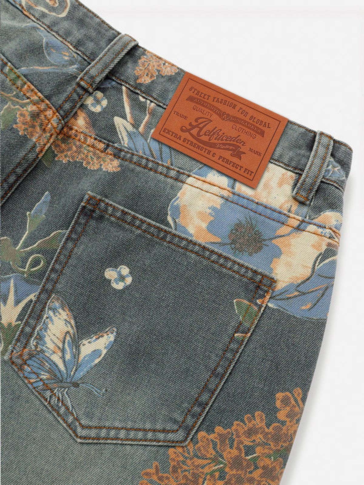 Aelfric Eden Floral Baaggy Jeans - Image 15