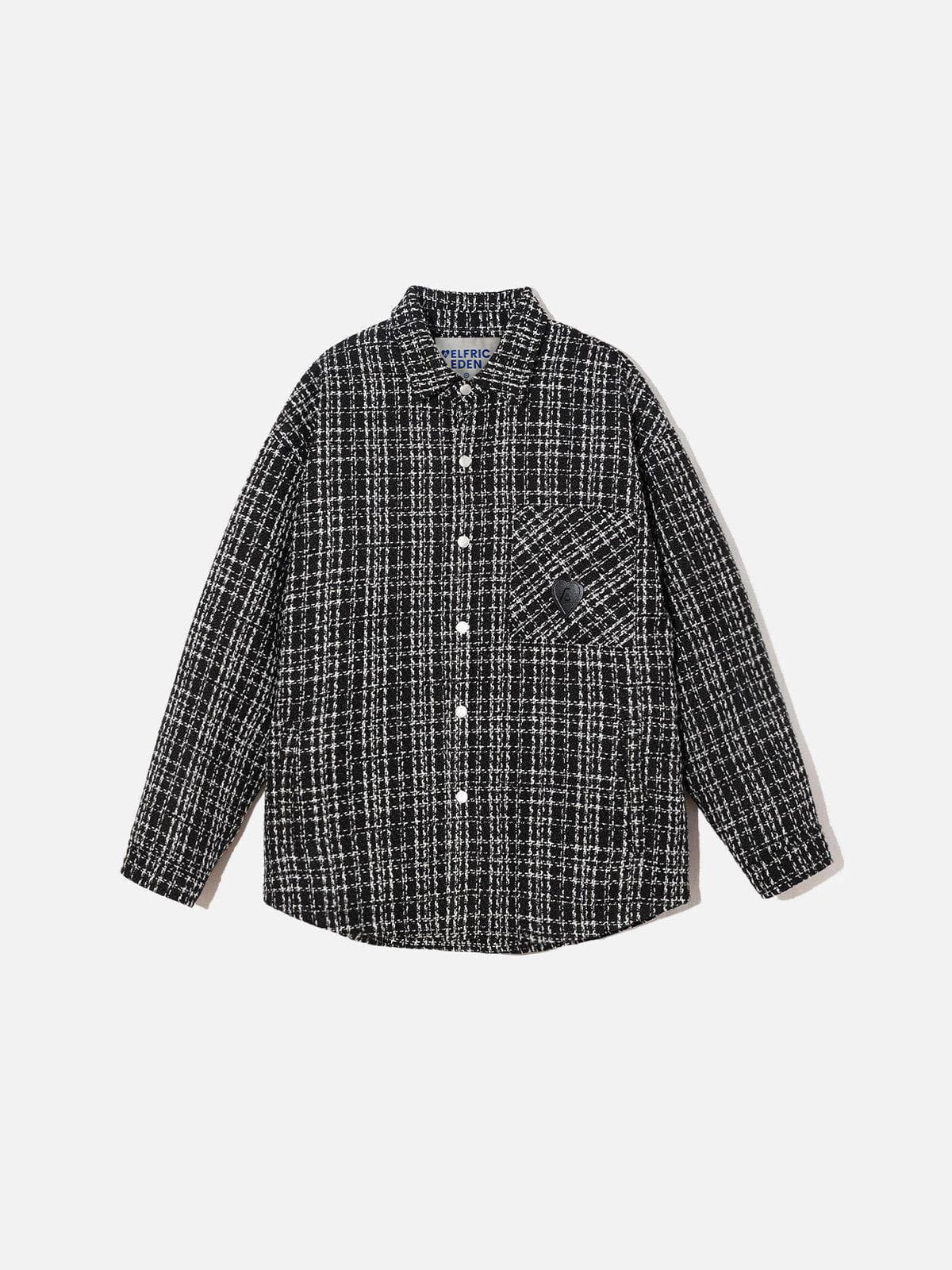 City Of Love Vintage Plaid Jacket