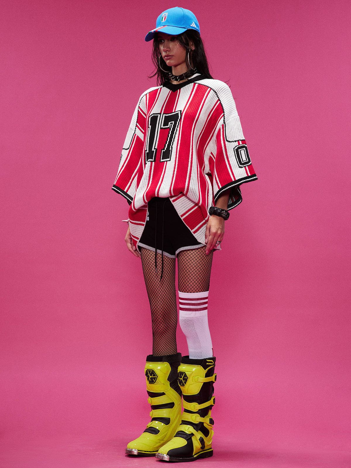 Aelfric Eden 17 Stripe Football Knit - Image 8