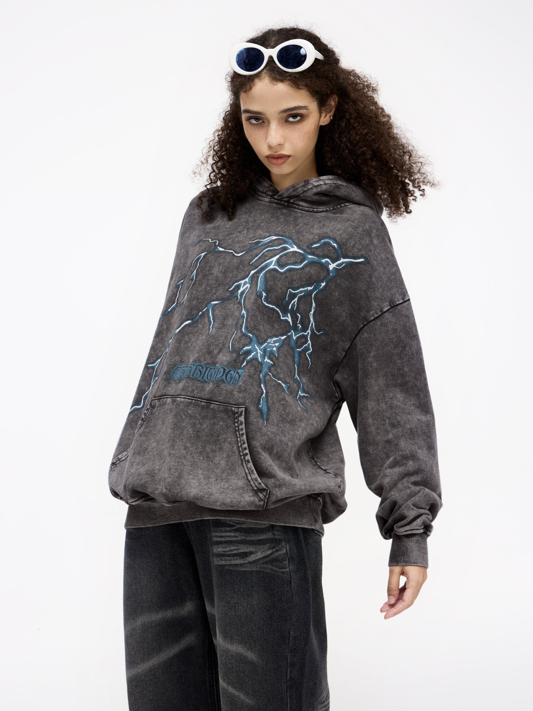 Aelfric Eden Lightning Graphic Hoodie - Image 5