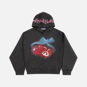 Aelfric Eden Blurring Cherry Washed Pullover Hoodie