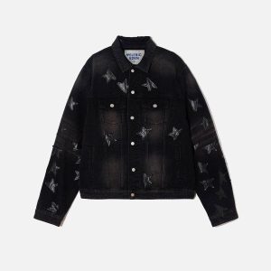 City Of Love Star Denim Jacket