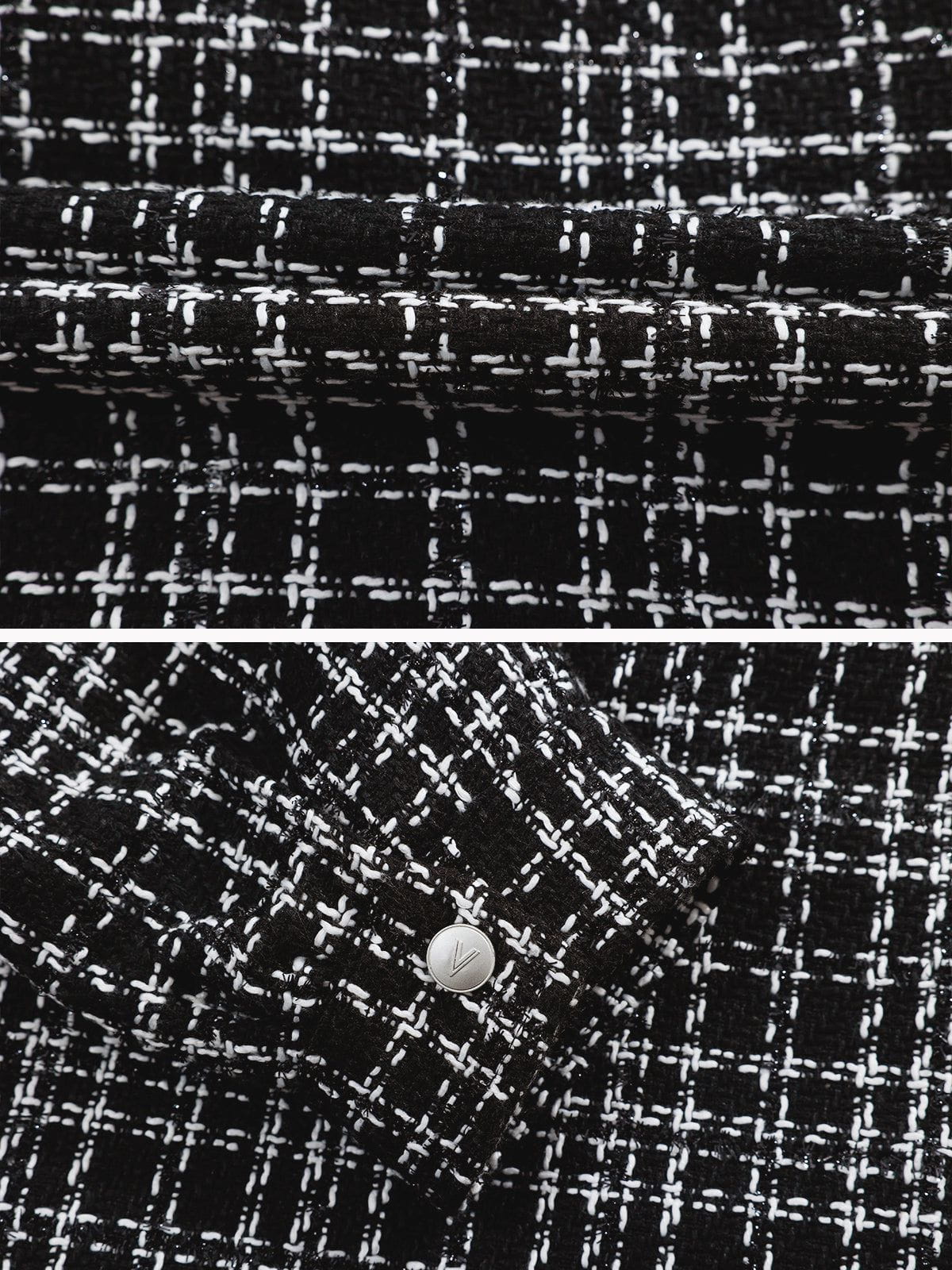 City Of Love Vintage Plaid Jacket - Image 7