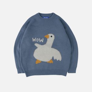 Aelfric Eden Wow Goose Graphic Sweater