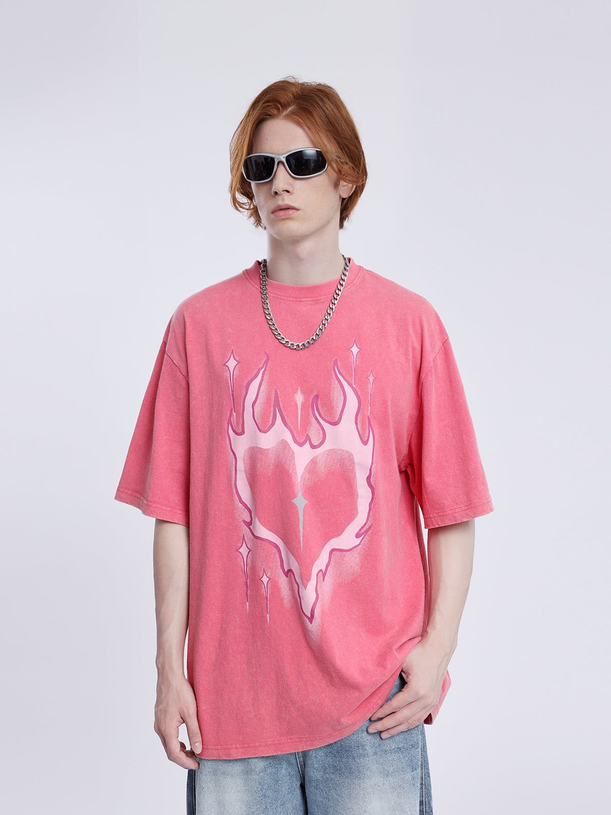 Aelfric Eden Heart Flame Graphic Tee - Image 8