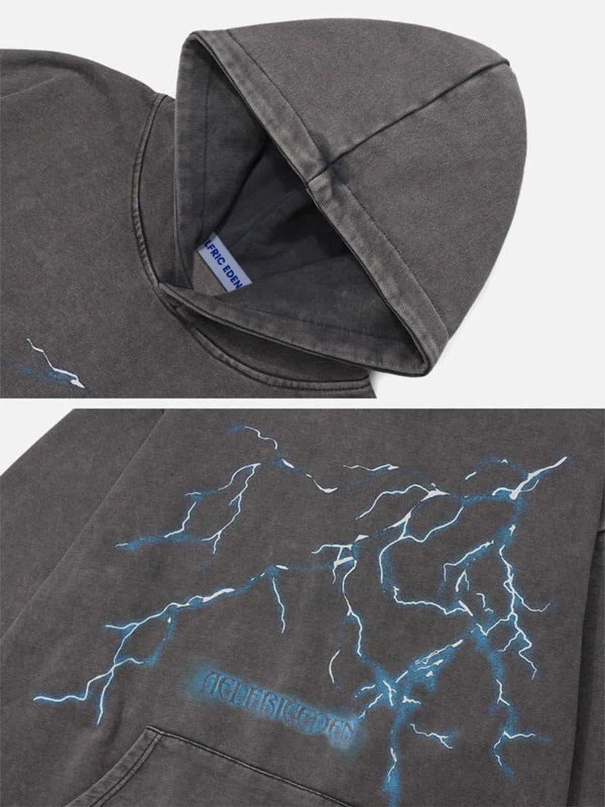 Aelfric Eden Lightning Graphic Hoodie - Image 9