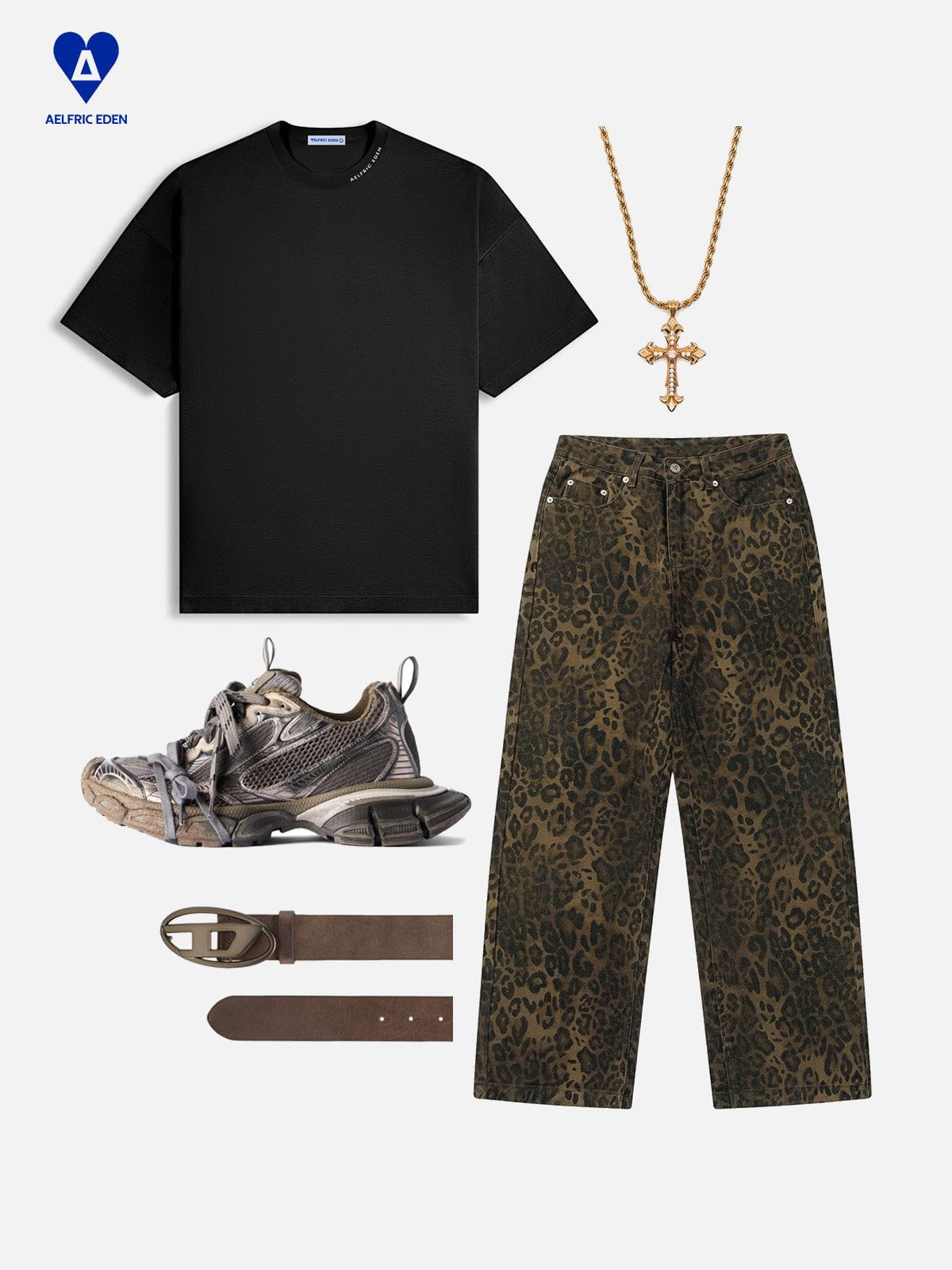 Aelfric Eden Leopard Jeans - Image 10