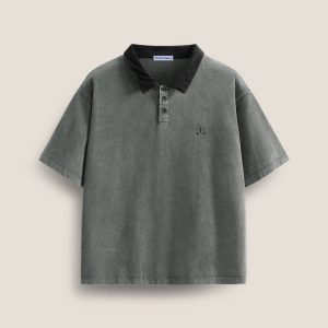 Aelfric Eden Essential a?? Washed Polo Tee