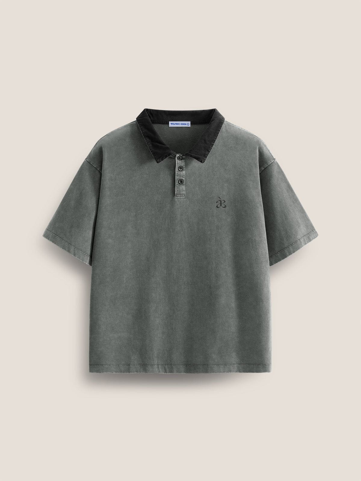 Aelfric Eden Essential a?? Washed Polo Tee