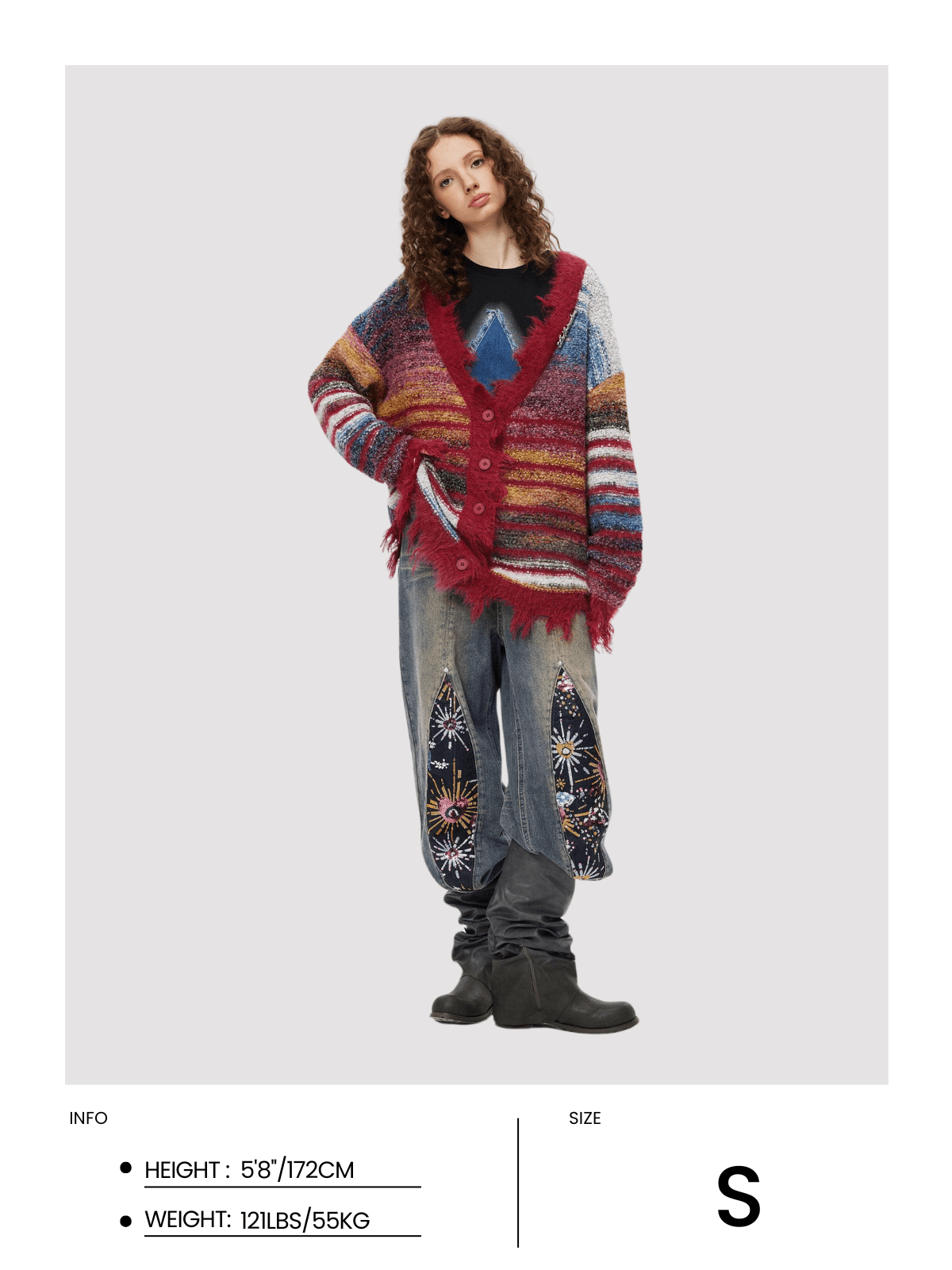 Aelfric Eden Fringe Stripe Cardigan - Image 13