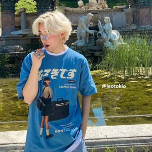 Aelfric Eden ?ä??Ǥ? Japanese Girl Graphic Tee