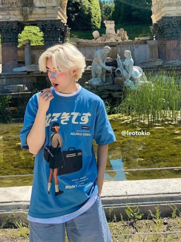 Aelfric Eden ?ä??Ǥ? Japanese Girl Graphic Tee