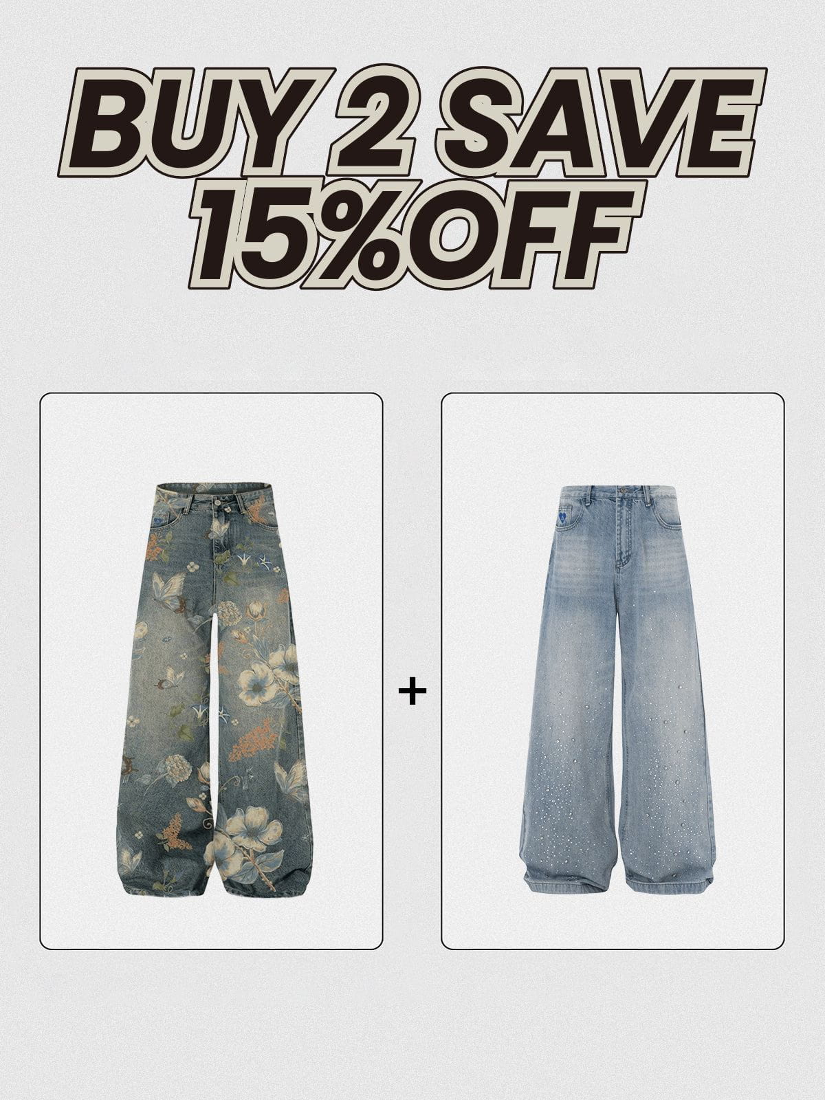 Aelfric Eden Floral Baaggy Jeans - Image 6