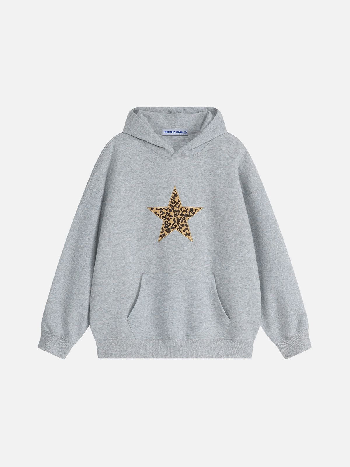 Aelfric Eden Leopard Star Graphic Hoodie - Image 2