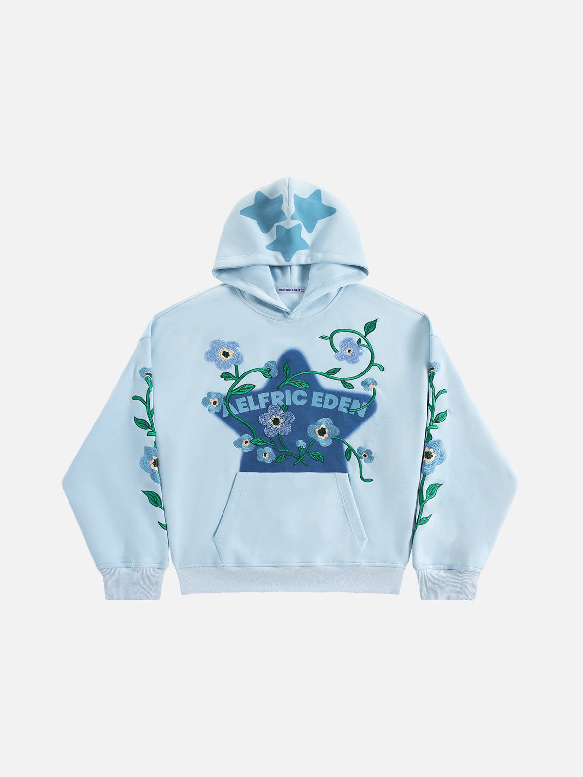Aelfric Eden Beaded Floral Eden Star Pullover Hoodie - Image 2