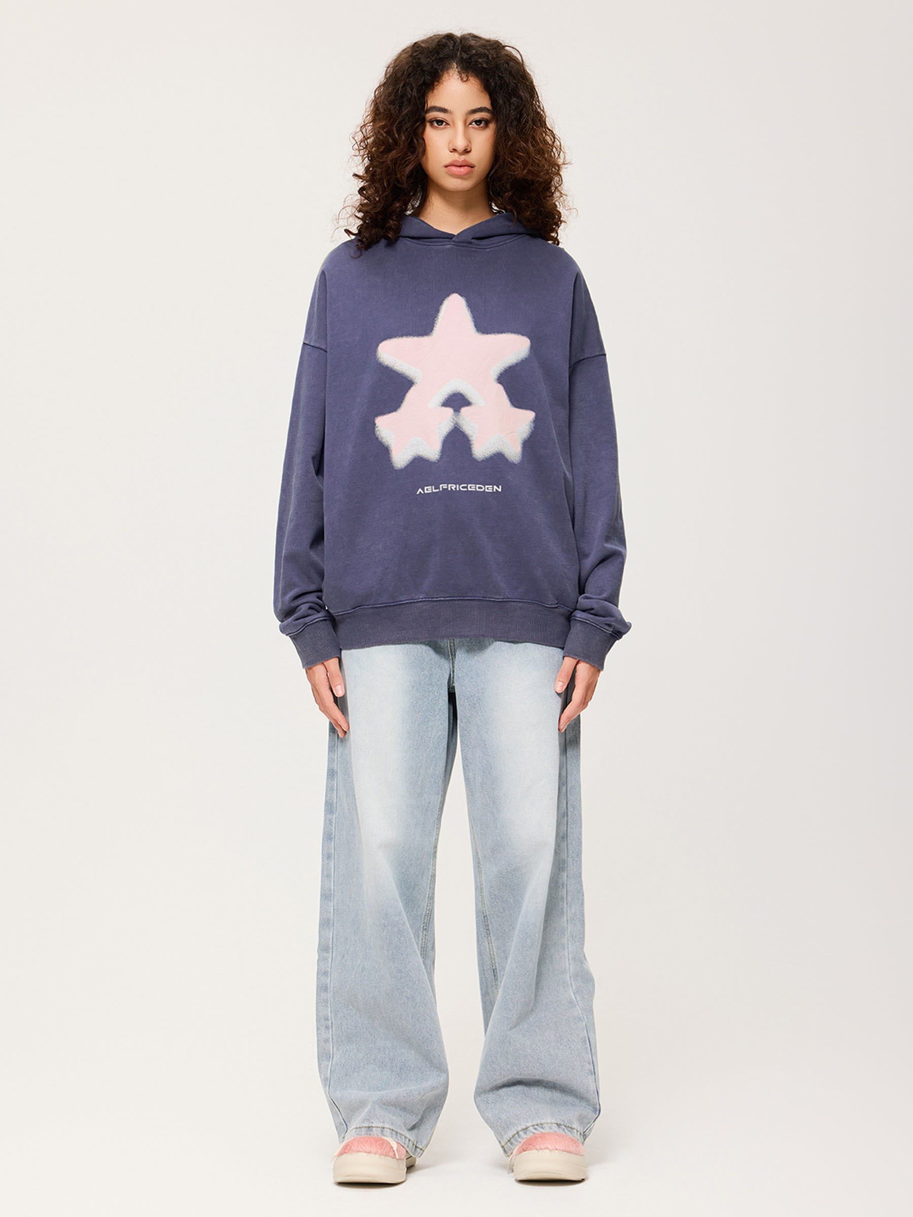 Aelfric Eden Blurring Eden Star Hoodie - Image 6