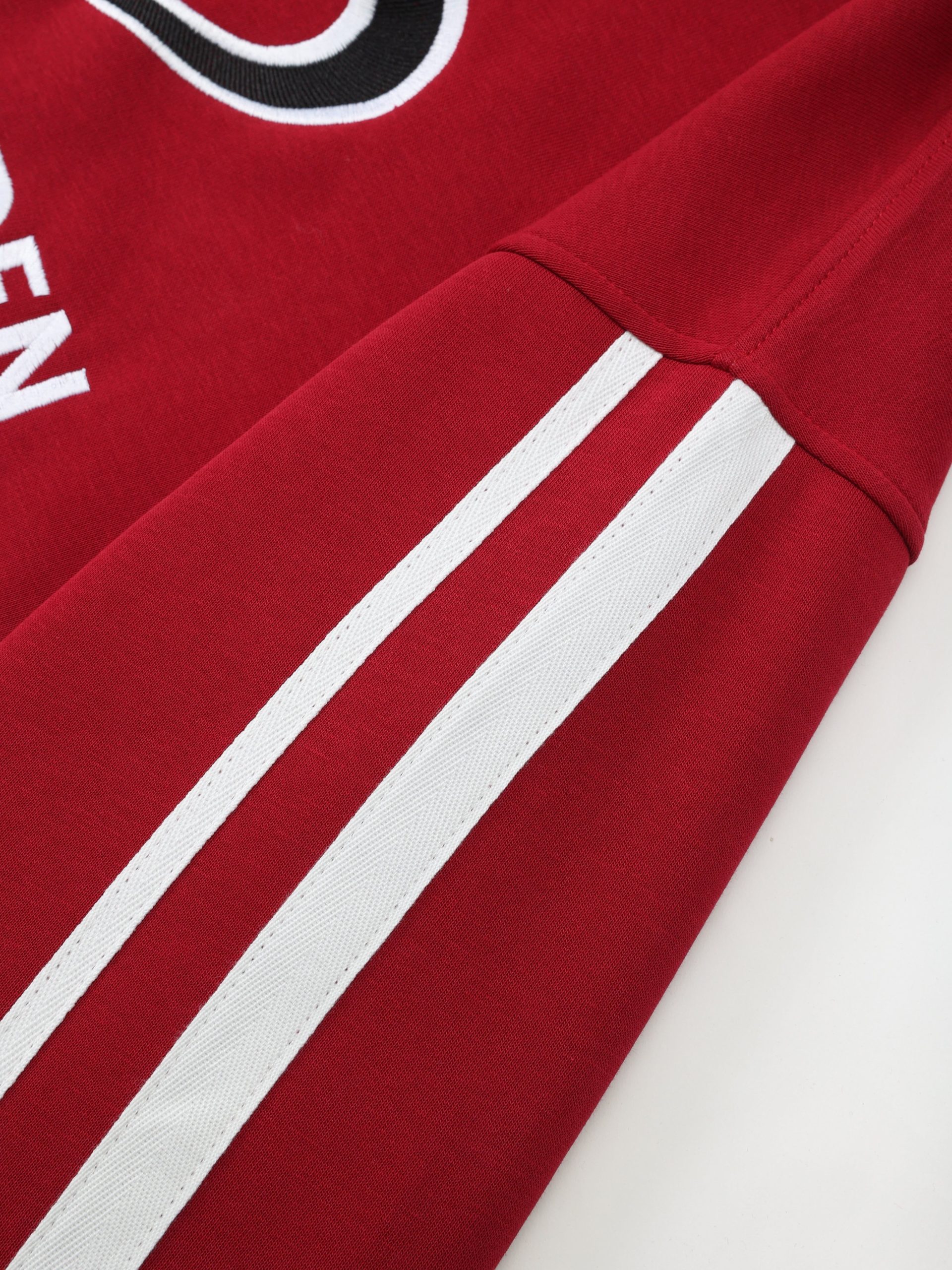 Aelfric Eden Color Blocking Embroidery Pullover Hoodie - Image 4