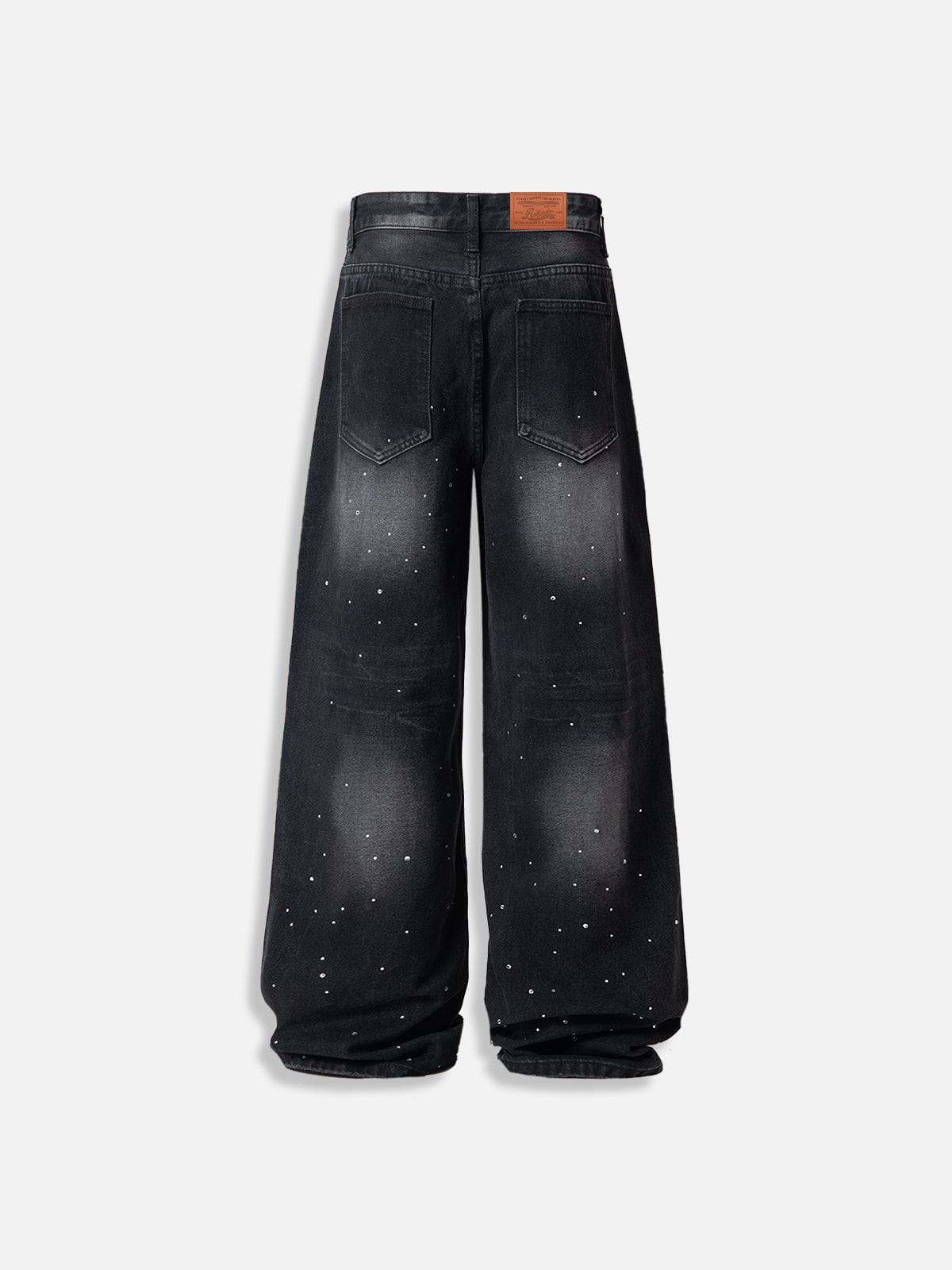 Aelfric Eden Rhinestone Baaggy Jeans - Image 2