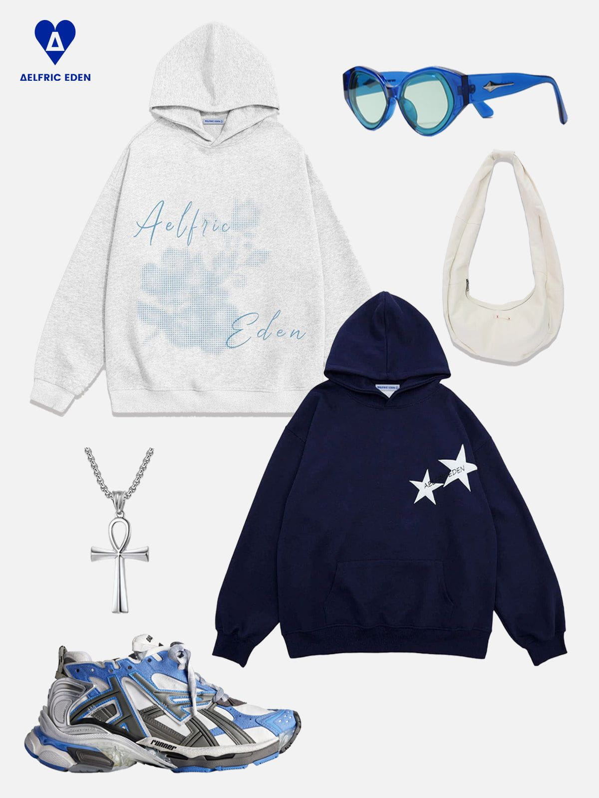 Aelfric Eden Blurry Floral Graphic Hoodie - Image 4