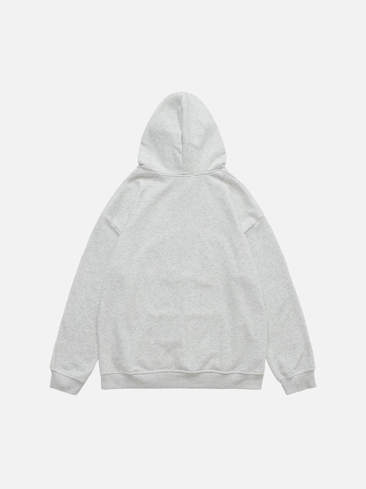 Aelfric Eden Denim Star Applique Hoodie - Image 13