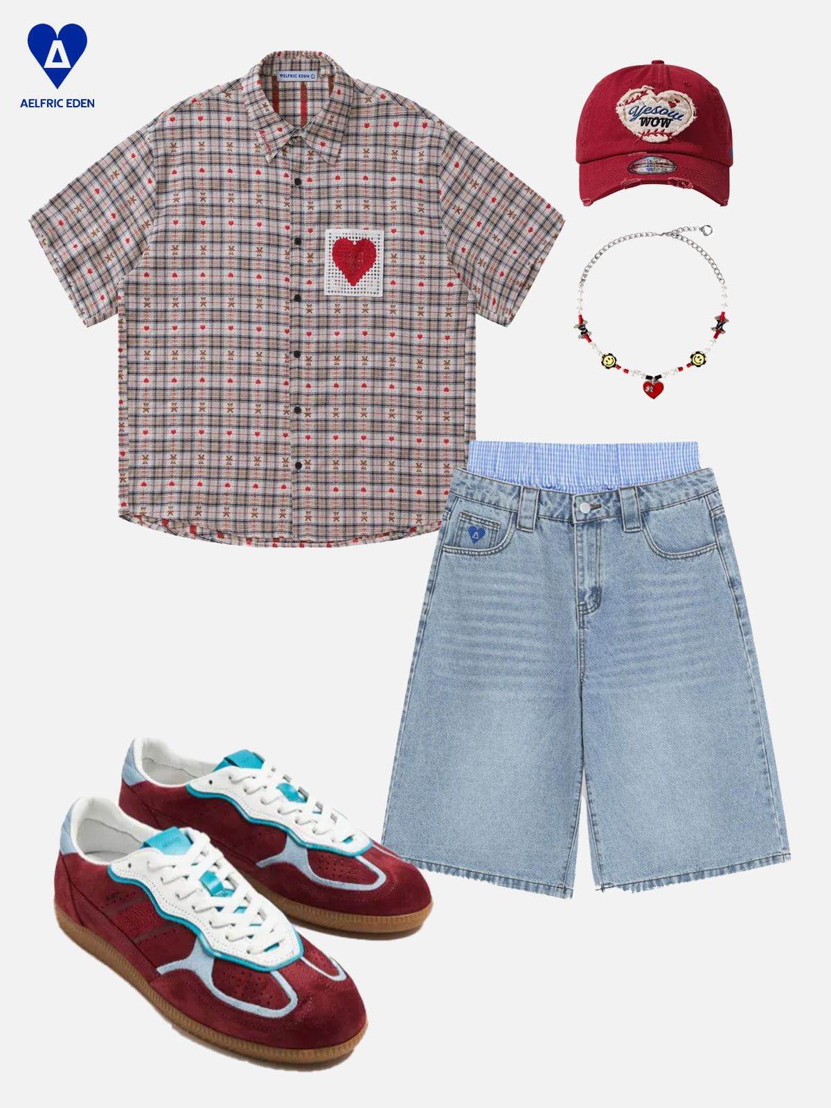 Aelfric Eden Double Waist Longline Jorts - Image 6