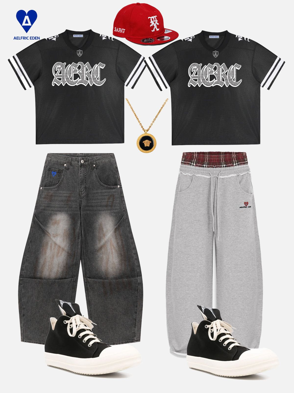 Aelfric Eden Vintage Super Baaggy Barrel Jeans - Image 9