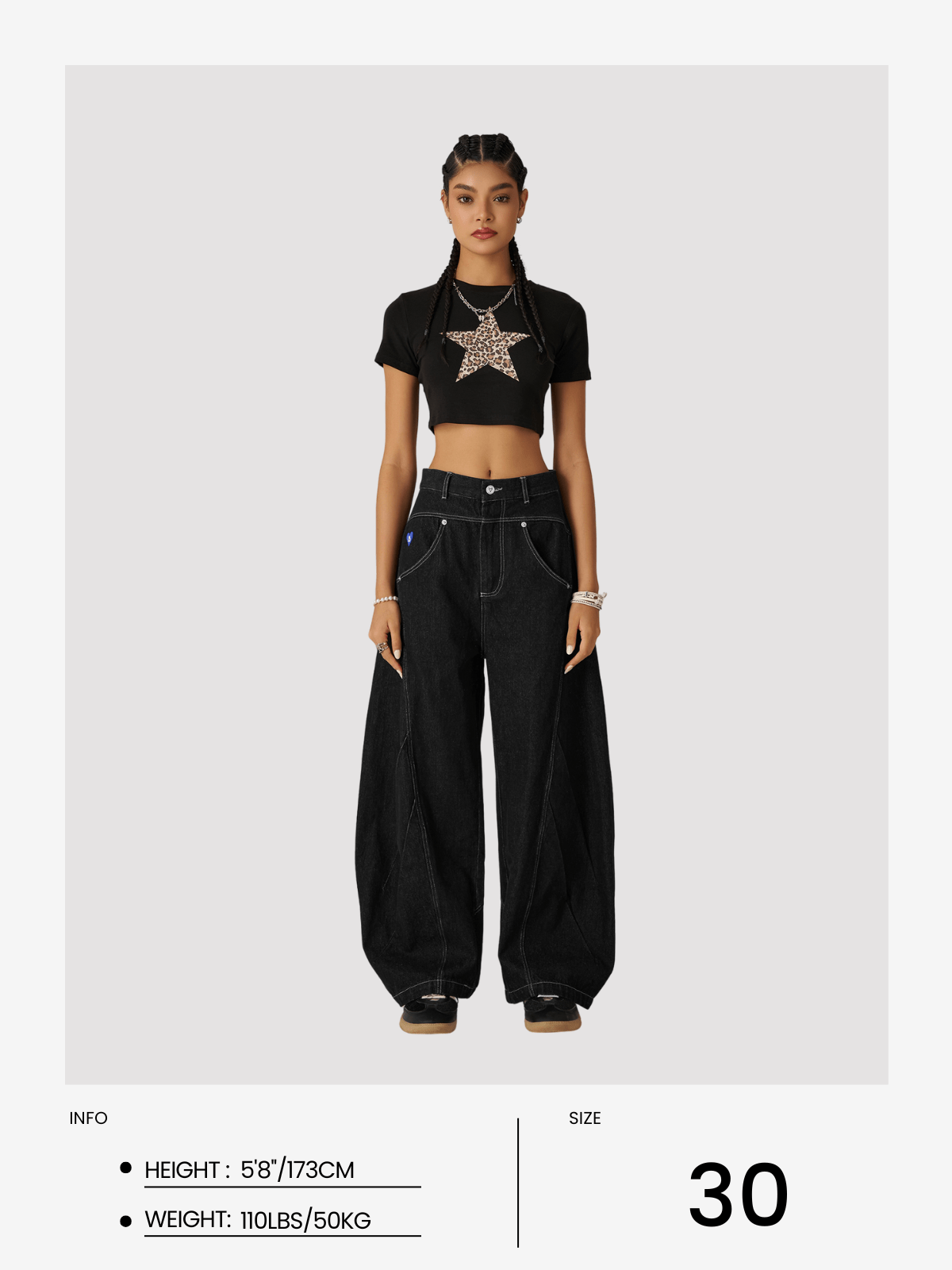 Aelfric Eden Wrinkle Seam Super Baaggy Barrel Jeans - Image 12