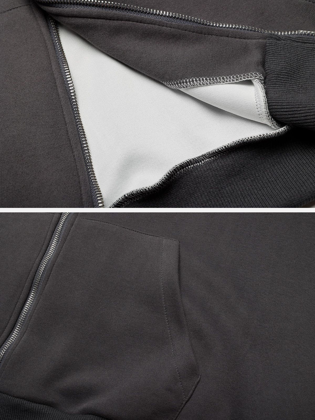 Aelfric Eden Applique Zip Up Hoodie - Image 8